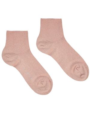 Hogan Calcetines de canalé - Rosa