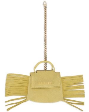 Orciani Sveva Fringed Chain-Link Bag Charm - Metallic