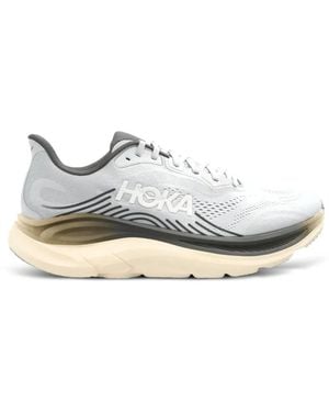 Hoka One One Clifton 11 Lace-Up Trainers - White