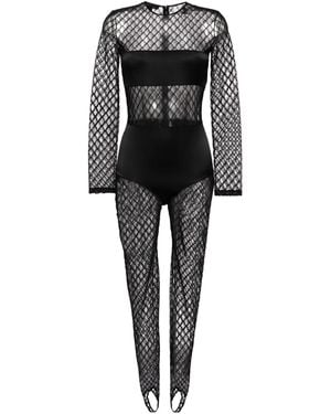 Kiki de Montparnasse Tuta Intera Miel - Nero