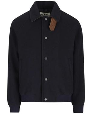 Camplin Button-Fastening Single-Breasted Coat - Blue