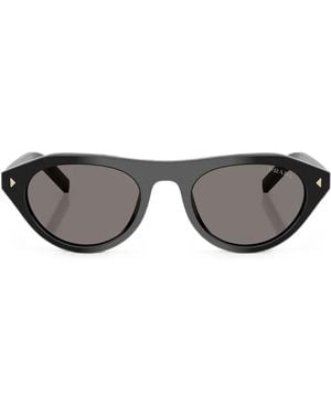 Prada Sonnenbrille Mit Geometrischem Gestell - Grau