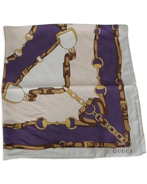 Gucci Horsebit Rotation Scarf - Natural