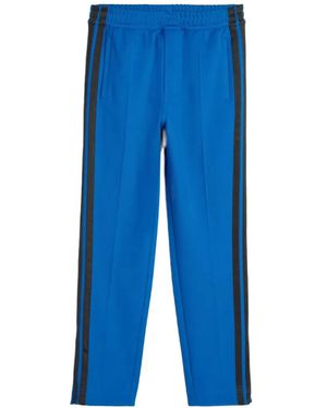 Y-3 X Wales Bonner Side-Stripe Track Pants - Blue