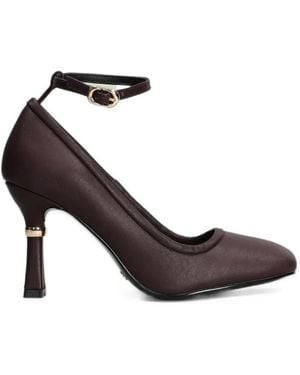 GOLD&ROUGE Marien Ankle-Strap Court Shoes - White
