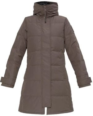 Canada Goose Parka Shelburne acolchada con capucha - Marrón
