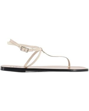 Atp Atelier Alassio T-Strap Buckle Sandals - White