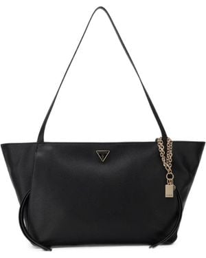 Guess Bolso De Hombro Devon - Negro