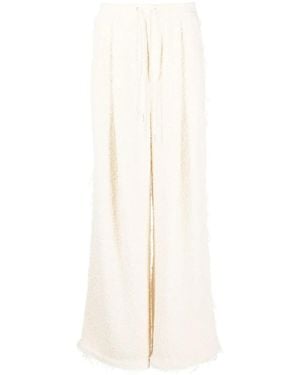 Eckhaus Latta ブークレ ワイドパンツ - ホワイト