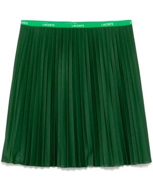 Lacoste Short Pleated Skirt - Green