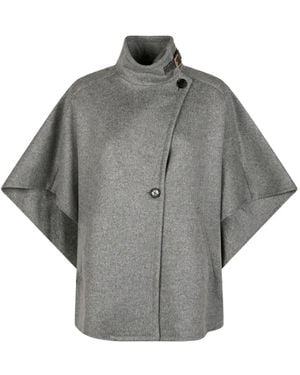 Max Mara Oversized Cape - Grey