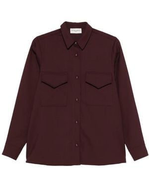 Officine Generale ダブルポケット シャツ - レッド