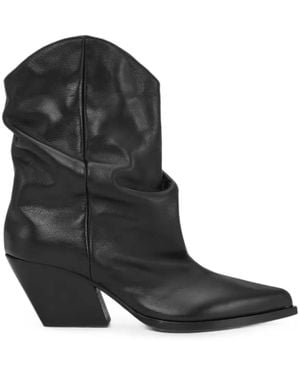 Notabene Zora Leather Boots - Black