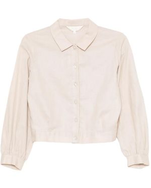 To b. by agnès b. Cropped Shirt - White