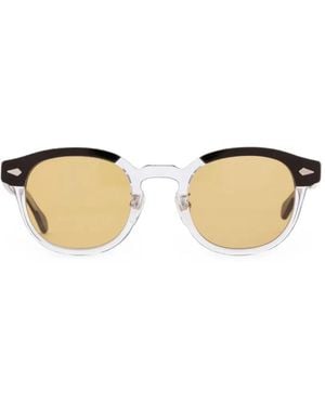 Moscot Lemtosh Round-Frame Sunglasses - Metallic