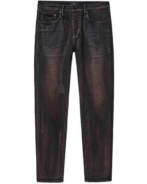 Purple Brand P001 Ink-Splatter Jeans - Black