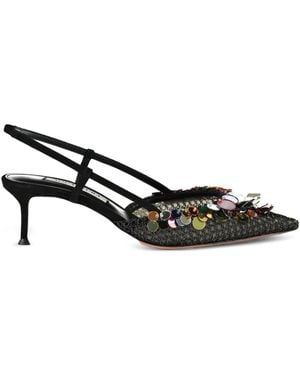 Aquazzura 50Mm Can Can Pumps - Nero