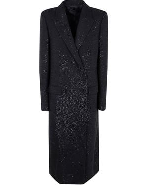 Tom Ford Sequin Embellished Coat - Black