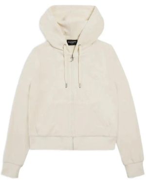 Juicy Couture Robertson Fluwelen Hoodie - Wit