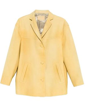 Prada Lambskin Jacket - Yellow