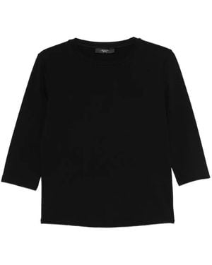 Weekend by Maxmara Three-Quarter Sleeve Top - Black