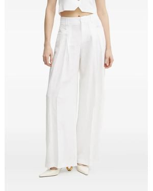 Ermanno Scervino Pleated-Front Trousers - White