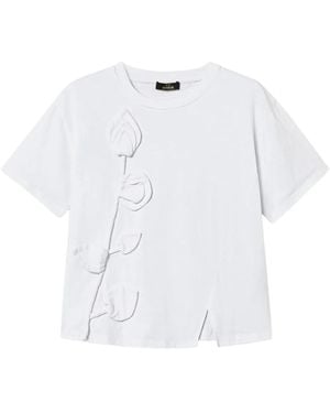 Twinset Embroidered T-Shirt - White