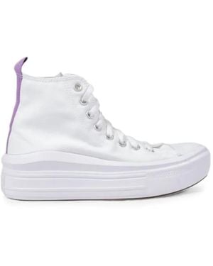 Converse Chuck Taylor Plateau-Sneakers - Weiß