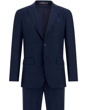 BOGGI Pak Met Krijtstreep - Blauw