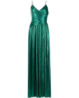 retroféte Doss Pleated Gown - Green