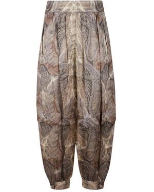 Zimmermann Hypnotic Hose mit Paisleymuster - Braun