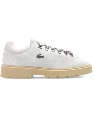 Lacoste Baseshot Suede Low-Top Trainers - White