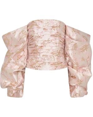 Anna Quan Off-Shoulder Blouse - Pink