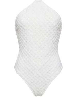 Missoni Textured Swimsuit - White