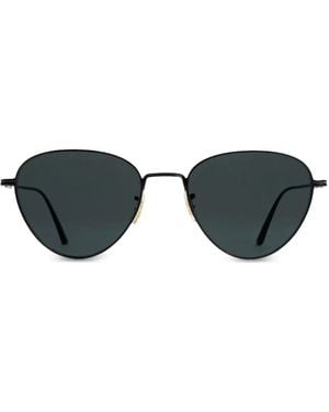 KHAITE 0Ov1357S Round-Frame Sunglasses - Black