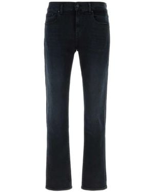 7 For All Mankind Straight-Leg Jeans - Blue