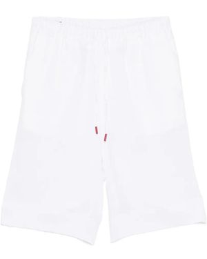Kiton Drawstring-Fastening Shorts - White
