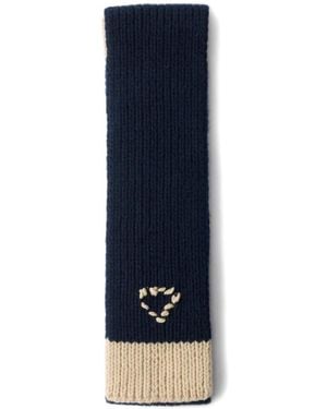 Prada Wool And Cashmere Scarf - Blue