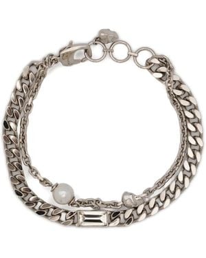 McQueen Chain-Link Bracelet - Metallic