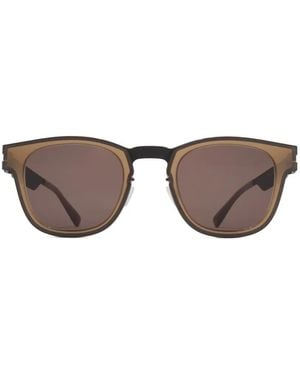 Mykita Delancey Zonnebril Met Rond Montuur - Grijs