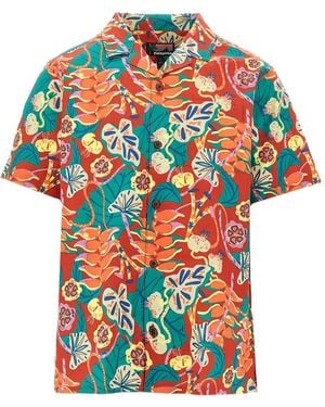 Patagonia Floral-Pattern Camp Shirt - White