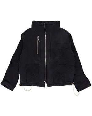 Rhude Zip-Up Padded Jacket - Black