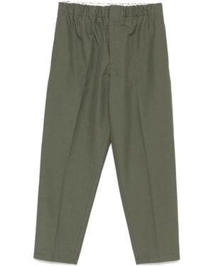 Jil Sander Tapered Trousers - Green