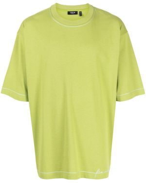 FIVE CM Logo-Print Cotton T-Shirt - Yellow