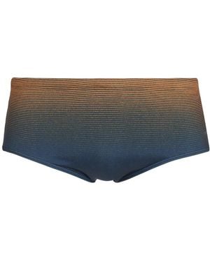 Osklen New Grain Lines トランクス水着 - ブルー