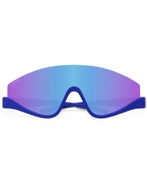Gucci Occhiali Da Sole Geometrici - Blu