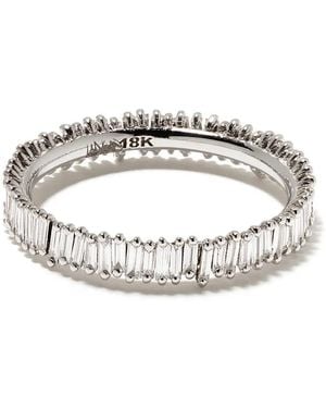 Suzanne Kalan 18Kt Mini Classic Fireworks Diamond Eternity Band - White