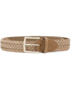 Athison Woven Belt - White