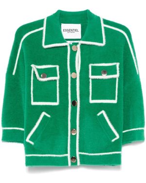 Essentiel Antwerp Galena Cardigan - Grün