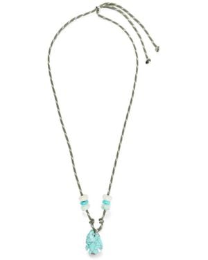 FLOWZE X Collanine Colorate Fish-Pendant Necklace - Multicolor